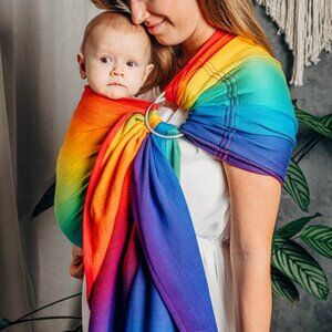 NWT Lenny Lamb Ring Sling Rainbow Baby